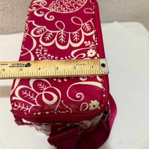 Vera Bradley twirly bird retired pattern make up case lunch box - Picture 9 of 10